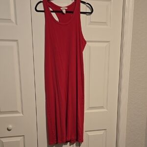 Sleeveless Red Dress